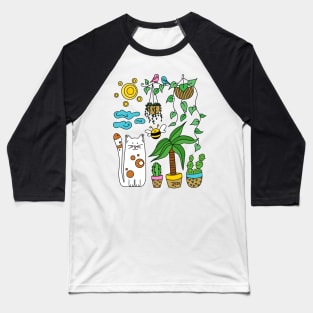 Mr Snuffles the Cat Baseball T-Shirt